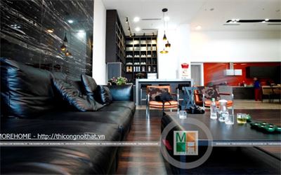 Nội thất hiện đại tại căn hộ Penthouse Keangnam cao cấp
