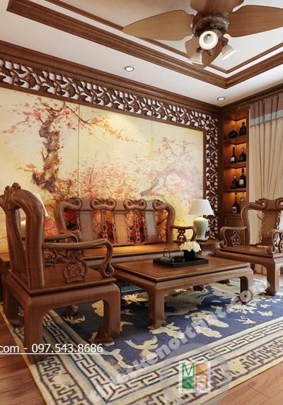 Bộ bàn ghế gỗ đẹp MH - 003