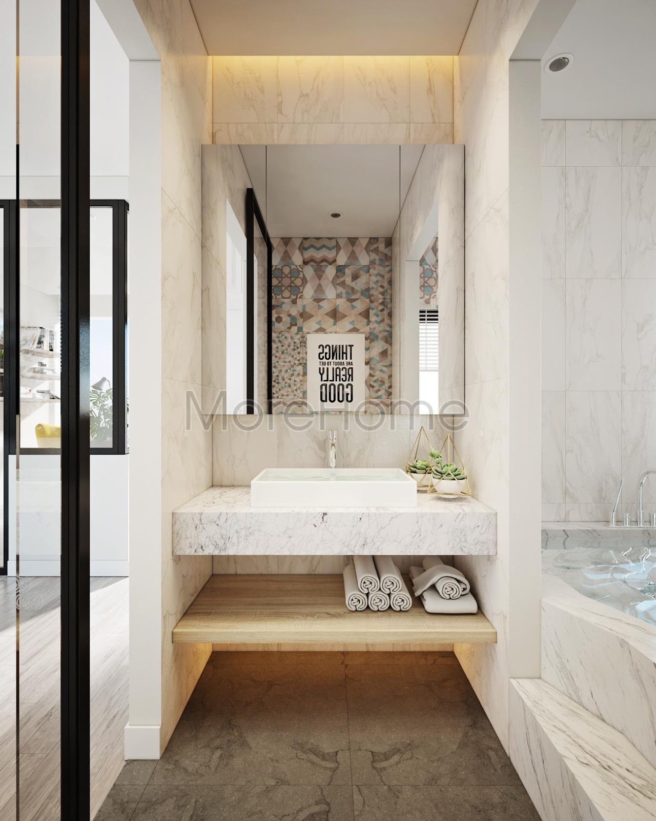 Thiết kế nôi thất căn hộ chung cư The Ascent