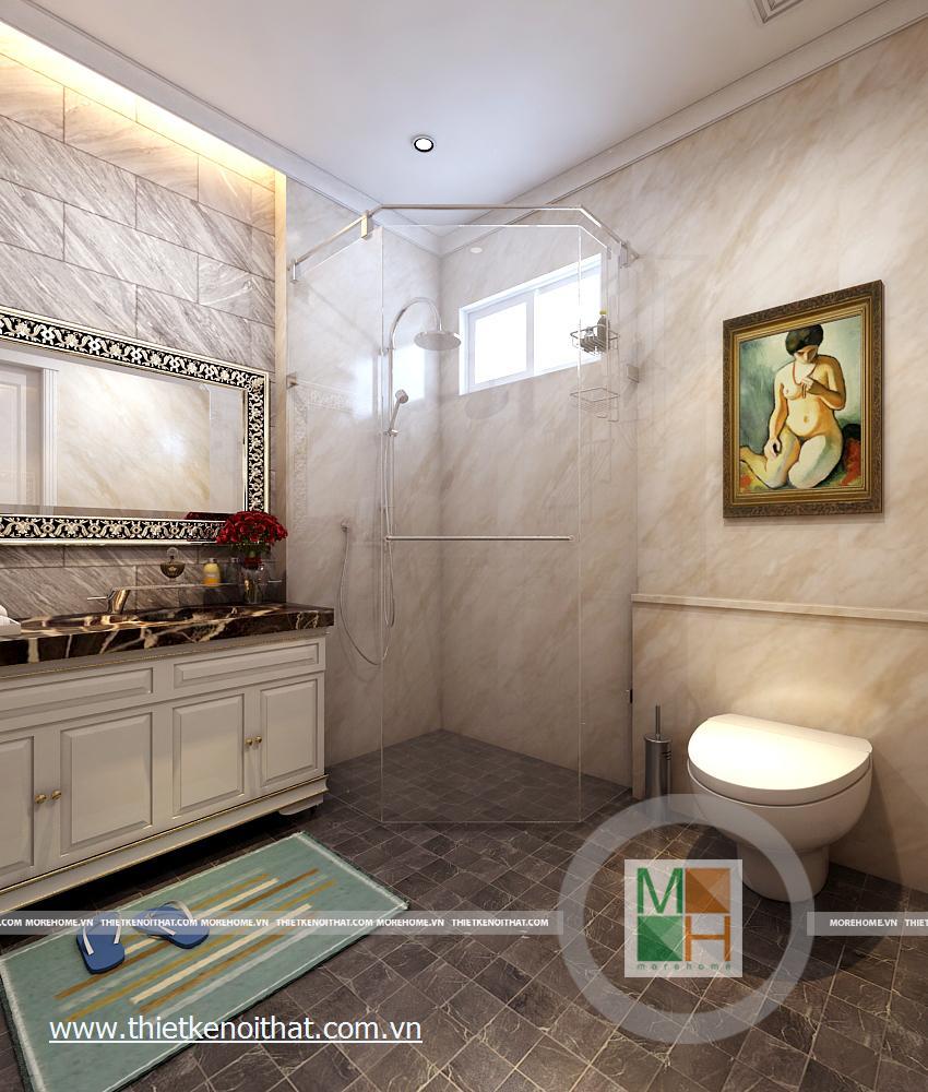 Thiết kế nội thất chung cư tân cổ điển tại Mandarin Garden Hòa Phát