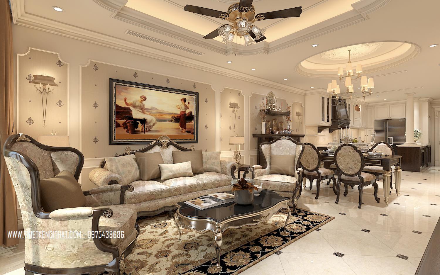 Thiết kế nội thất chung cư cao cấp VINHOMES