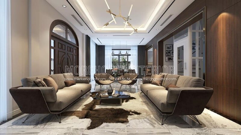 Mẫu sofa chung cư đẹp được thiết kế cách điệu, chất liệu khung gỗ tự nhiên cao cấp, kết hợp chân sắt phun sơn tĩnh điện tạo cảm giác thoải mái nhưng không kém phần vững chãi, chắc chắn Mẫu sofa gỗ tự nhiên, gỗ óc chó đẹp