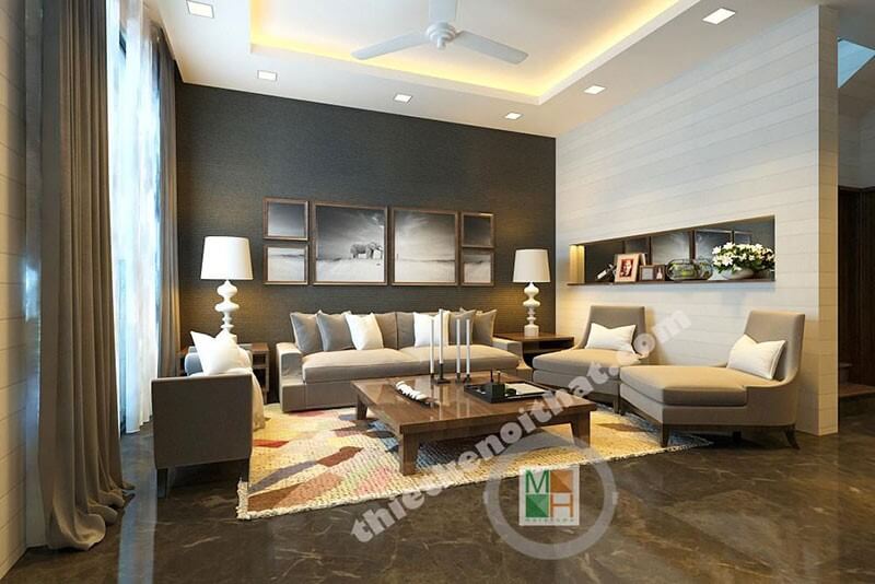 Mẫu sofa gỗ tự nhiên bọc vải sang trọng cho phòng khách hiện đại Mẫu sofa gỗ tự nhiên, gỗ óc chó đẹp