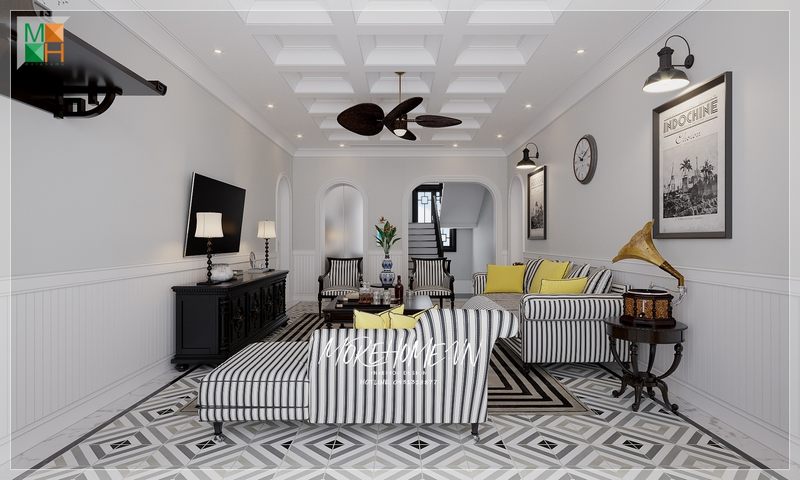 Thay vì những phong cách thiết kế thông thường như hiện đại hay tân cổ điển, bạn hãy thử áp dụng phong cách Indochine cho không gian phòng khách nhà mình, đảm bảo sẽ gây ấn tượng với bất cứ vị khách nào khi ghé thăm nhà